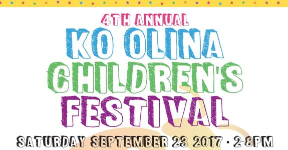 Ko Olina Childrens Festival on September 23 + Giveaway